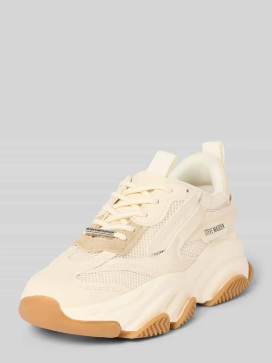 Zdjęcie produktu Sneakersy z detalami z logo Model 'Possession' Steve Madden Złamany biały