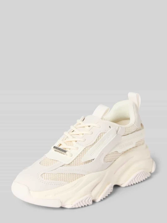 Zdjęcie produktu Sneakersy z detalami z logo Model 'Possession' Steve Madden Srebrny