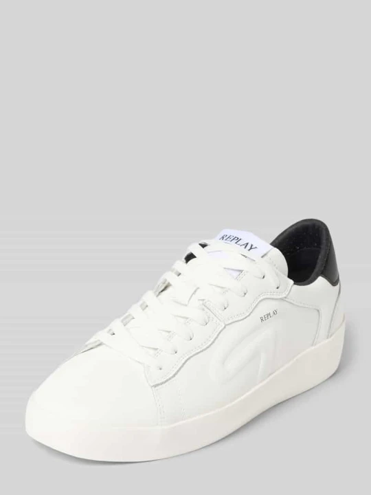 Zdjęcie produktu Sneakersy z detalami z logo model 'RAPID' Replay Biały