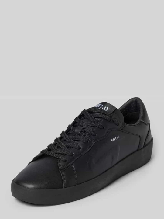 Zdjęcie produktu Sneakersy z detalami z logo model 'RAPID' Replay Czarny