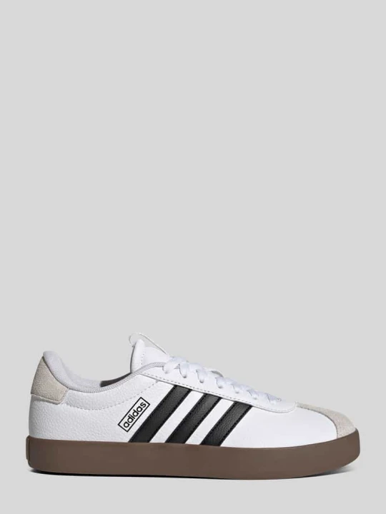Zdjęcie produktu Sneakersy z detalami ze skóry welurowej model 'VL COURT 3.0' Adidas Biały