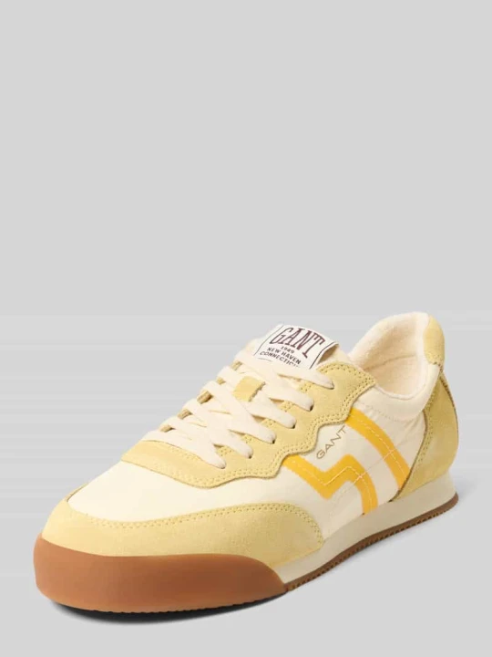 Zdjęcie produktu Sneakersy z detale z logo model 'Beylana' Gant Żółty