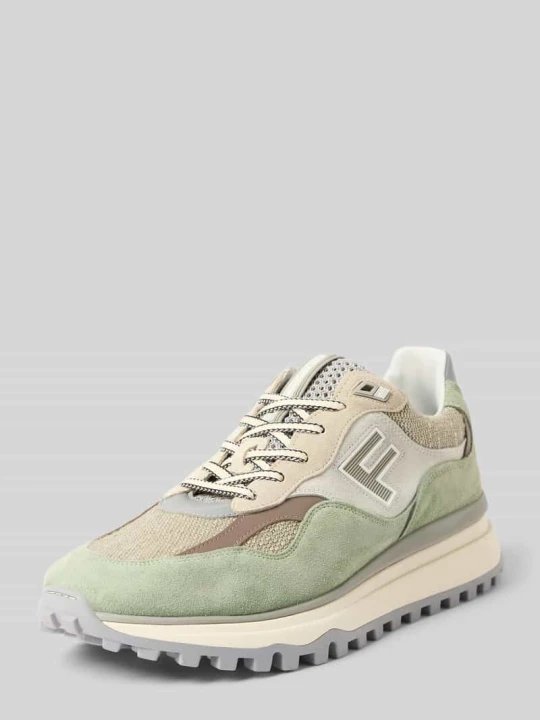 Zdjęcie produktu Sneakersy z detale z logo model 'Gripper' Floris Van Bommel Zielony