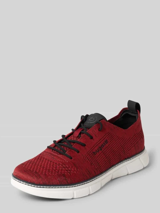 Zdjęcie produktu Sneakersy z detale z logo model 'Pasadena' Bugatti Czerwony