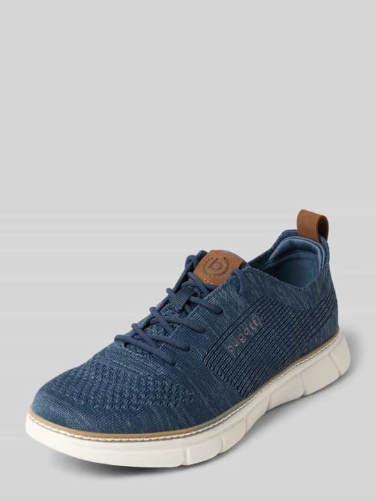 Zdjęcie produktu Sneakersy z detale z logo model 'Pasadena' Bugatti Niebieski