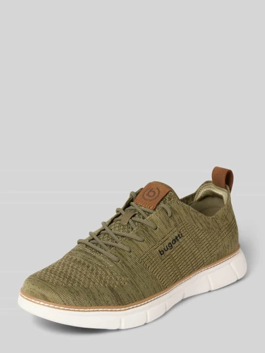 Zdjęcie produktu Sneakersy z detale z logo model 'Pasadena' Bugatti Khaki