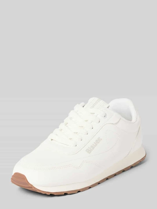 Zdjęcie produktu sneakersy z detale z logo model 'SWINK01' Blauer Usa Biały