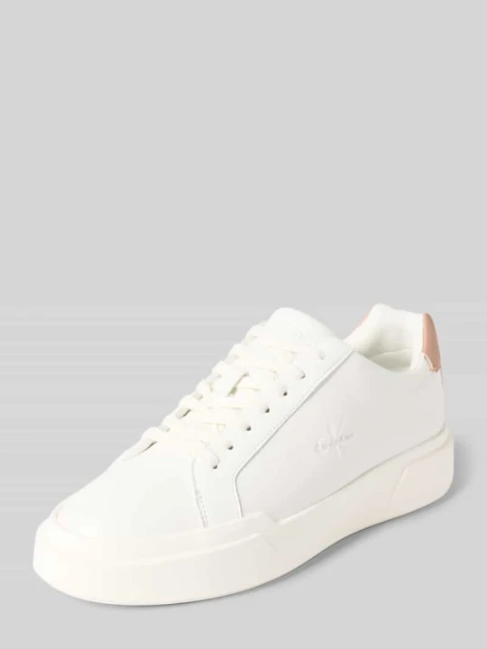 Zdjęcie produktu Sneakersy z detalem z logo Calvin Klein Jeans Biały