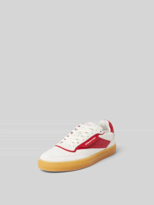 Zdjęcie produktu Sneakersy z detalem z logo Copenhagen Wiśniowy