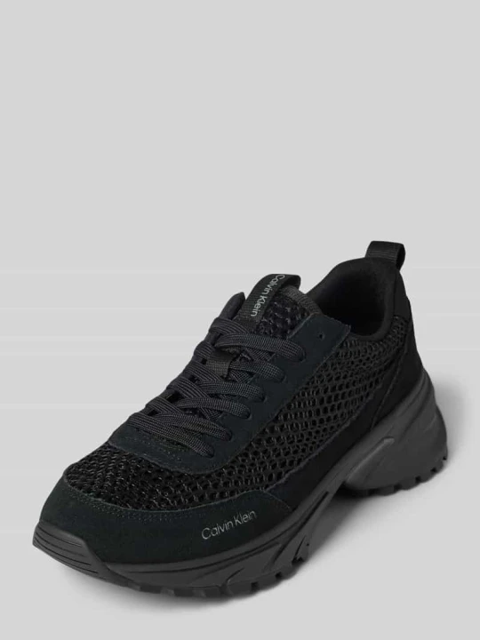 Zdjęcie produktu Sneakersy z Detal z logo i profilowaną Podeszwa Calvin Klein Jeans czarny
