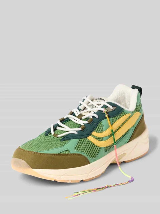 Zdjęcie produktu Sneakersy z detalem z logo model 'G-Eco' Genesis Oliwkowy