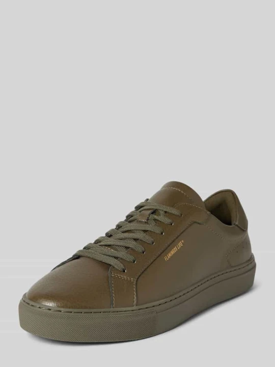 Zdjęcie produktu Sneakersy z detalem z logo model ‘HAMTON’ Flamingos' Life Oliwkowy