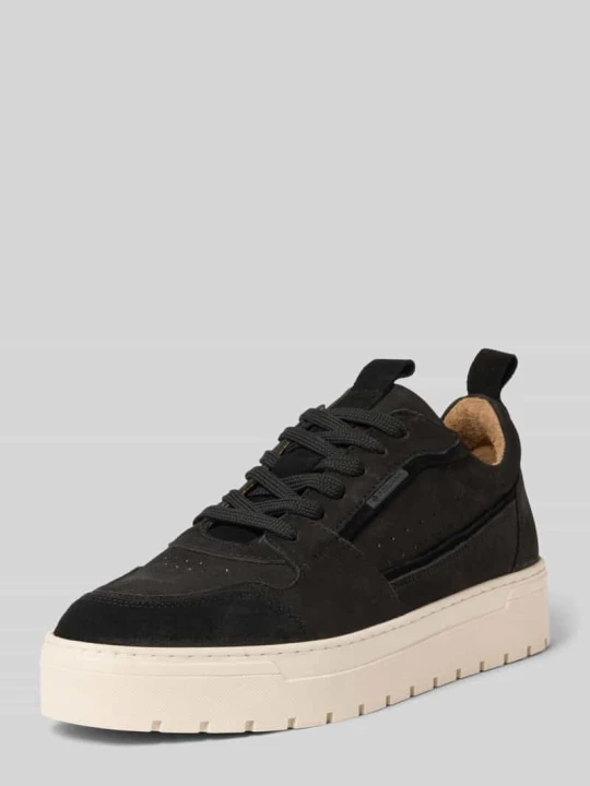 Zdjęcie produktu Sneakersy z detalem z logo model ‘Ivar’ PS Poelman Czarny