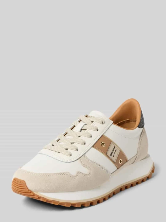 Zdjęcie produktu Sneakersy z detalem z logo Model 'MILLEN03' Blauer Usa Écru