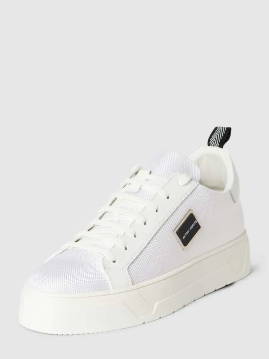 Zdjęcie produktu Sneakersy z detalem z logo model ‘New Metal’ Antony Morato Biały