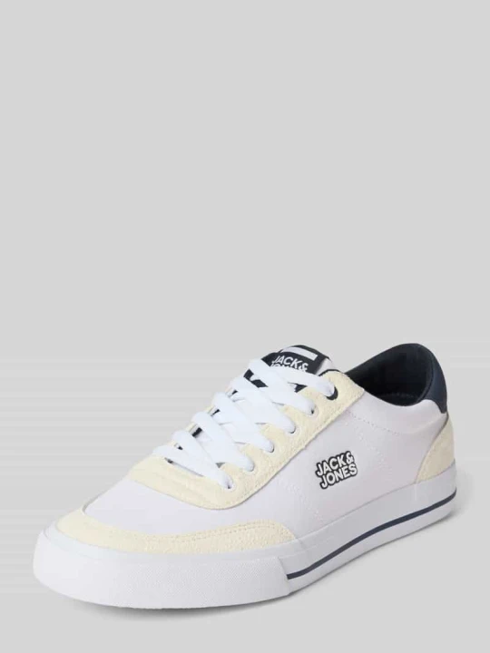 Zdjęcie produktu Sneakersy z detalem z logo model ‘ROB’ Jack&Jones Biały