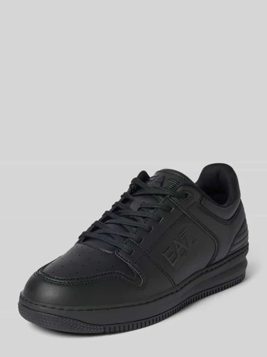 Zdjęcie produktu Sneakersy z detalem z logo model ‘SLASHER’ EA7 Emporio Armani Czarny