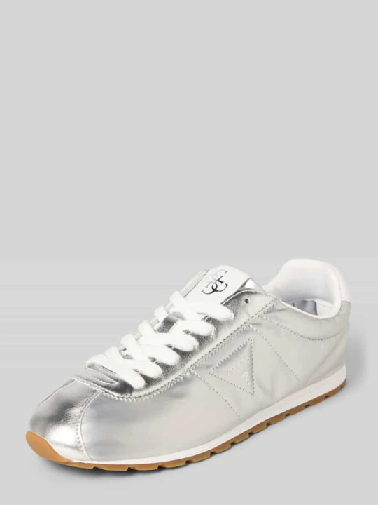 Zdjęcie produktu Sneakersy z detalem z logo Model 'Tiah' Guess Srebrny
