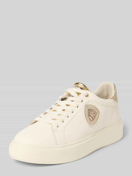 Zdjęcie produktu Sneakersy z Detal z logo Model 'VENUS01' Blauer Usa Écru