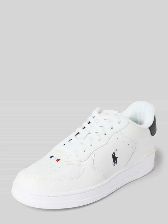 Zdjęcie produktu Sneakersy z powlekanej Mieszanka skóry Model 'MASTER COURT' Polo Ralph Lauren Biały