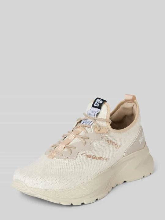 Zdjęcie produktu Sneakersy z fakturowanym wzorem MoEa Beżowy