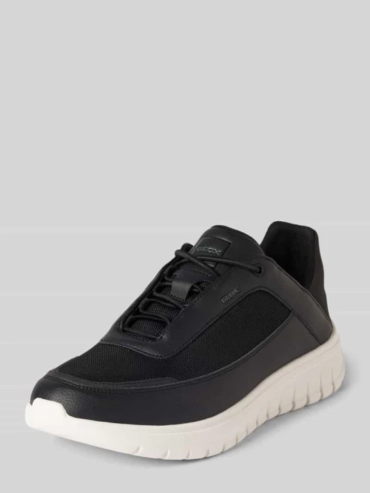 Zdjęcie produktu Sneakersy z gumową podeszwą Geox Czarny