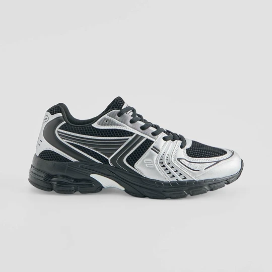 Zdjęcie produktu Sneakersy z łączonych materiałów czarne House