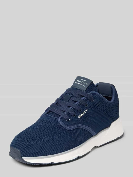 Zdjęcie produktu Sneakersy z mieszanka skóry i tkaniny model 'Beeker' Gant Granatowy