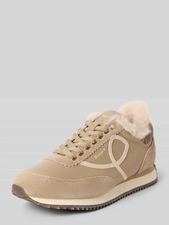 Zdjęcie produktu Sneakersy z mieszanka skóry model 'LORAIN' Blauer Usa Beżowy