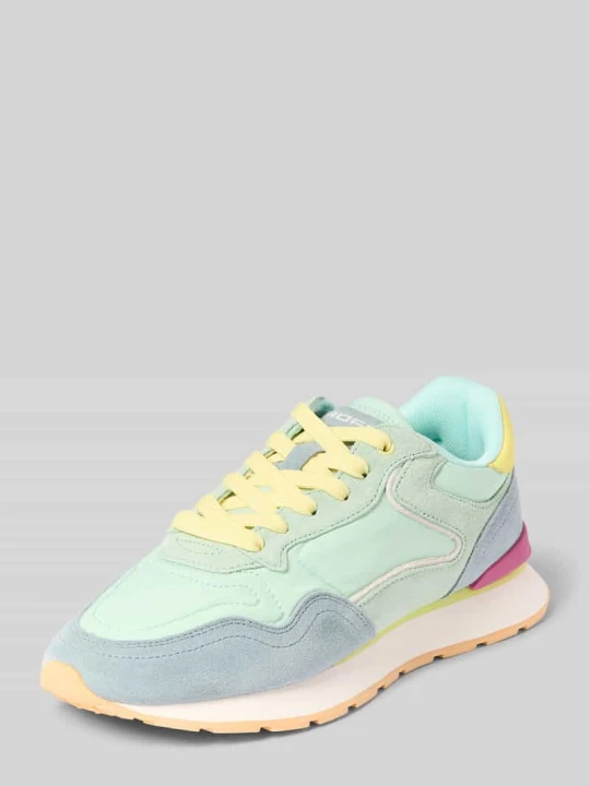 Zdjęcie produktu Sneakersy z mieszanka skóry z detal z logo model 'City' HOFF Niebieski