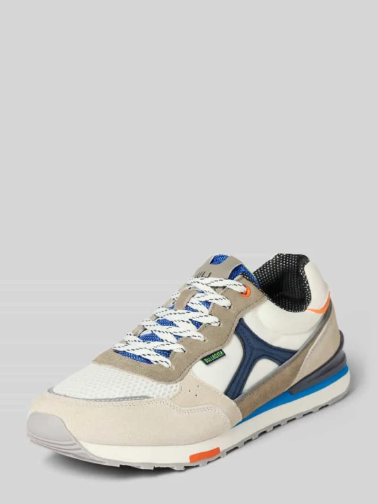 Zdjęcie produktu Sneakersy z mieszanki skóry Bullboxer Biały