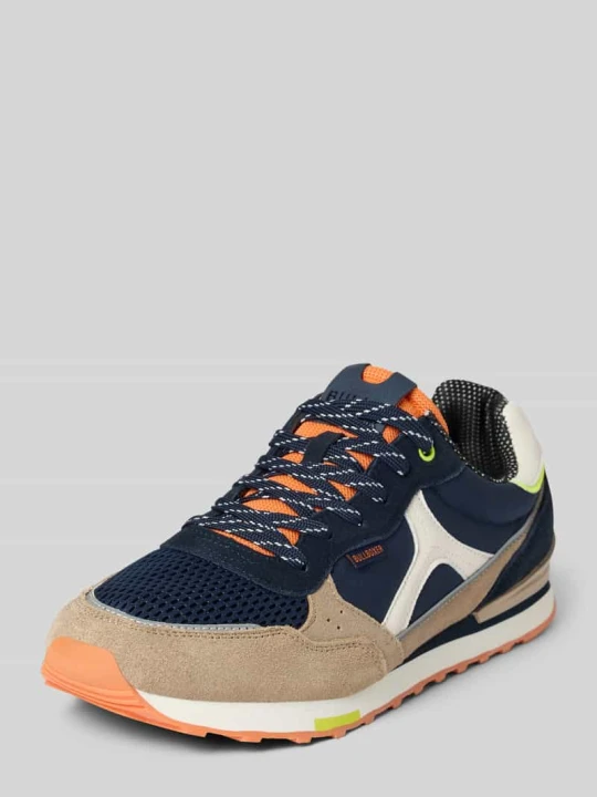 Zdjęcie produktu Sneakersy z mieszanki skóry Bullboxer Niebieski