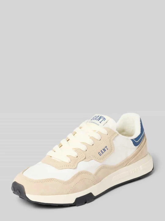 Zdjęcie produktu Sneakersy z mieszanki skóry i tkaniny model 'Youtron' Gant Biały