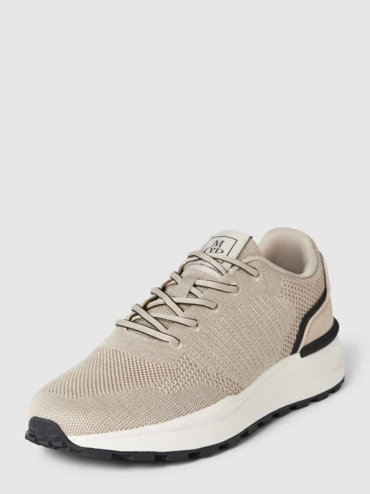Zdjęcie produktu Sneakersy z mieszanki skóry Model „EGIL” Marc O'Polo Piaskowy