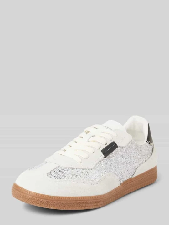 Zdjęcie produktu Sneakersy z mieszanki skóry model ‘EMPORIA’ Steve Madden Beżowy
