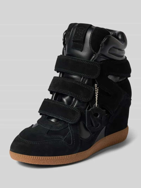Zdjęcie produktu Sneakersy z mieszanki skóry model 'Mavis' Steve Madden Czarny