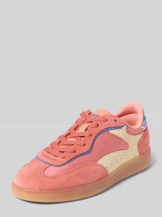 Zdjęcie produktu Sneakersy z mieszanki skóry model 'Park' HOFF Koralowy