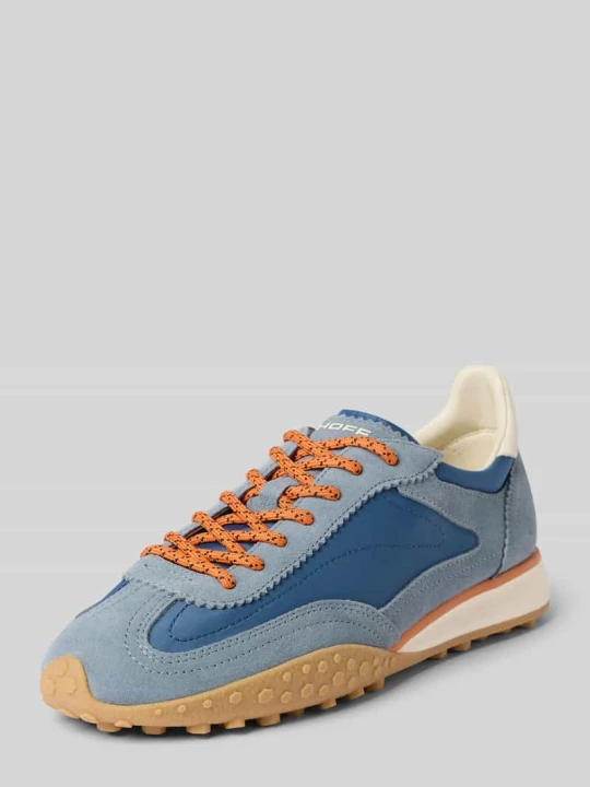 Zdjęcie produktu Sneakersy z miksu skóry z detalem z logo Model 'Bridge' HOFF Niebieski