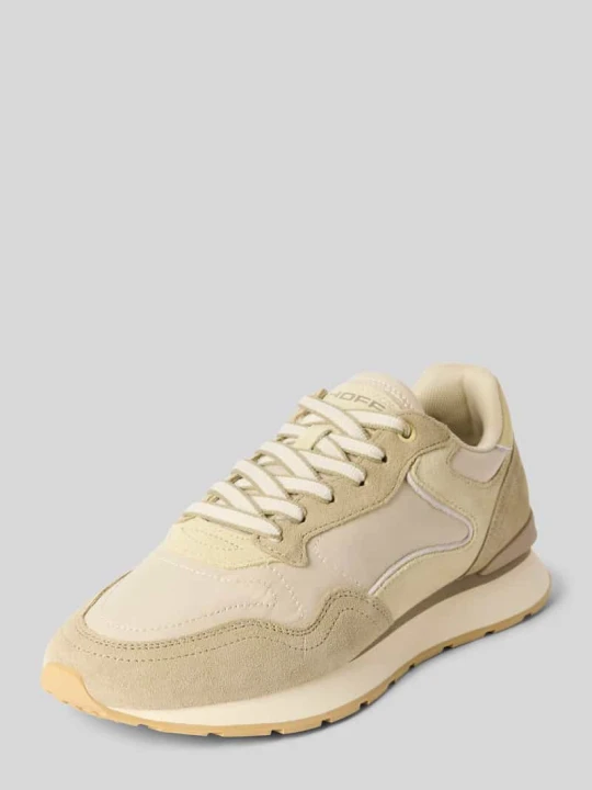 Zdjęcie produktu Sneakersy z mieszanki skóry z detalem z logo model 'City' HOFF Oliwkowy