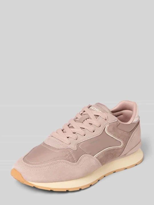 Zdjęcie produktu Sneakersy z mieszanki skóry z detalem z logo model 'City' HOFF Jasnoróżowy