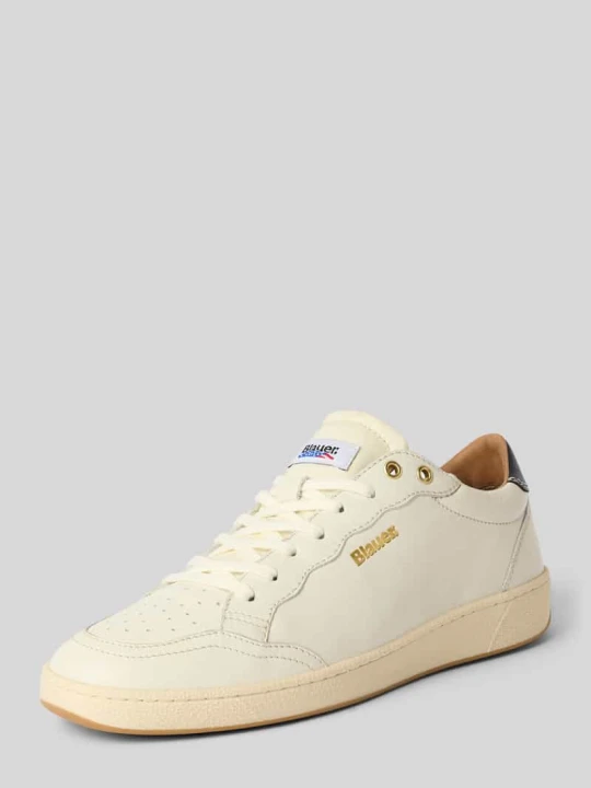 Zdjęcie produktu Sneakersy z Mieszanka skóry z Detal z logo Model 'Murray' Blauer Usa Biały
