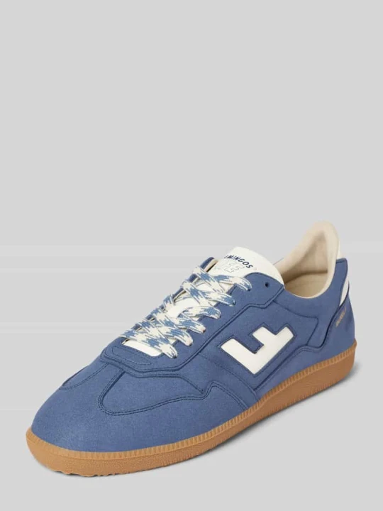 Zdjęcie produktu Sneakersy z nadrukiem z logo model ‘BURELA SLIM’ Flamingos' Life Granatowy