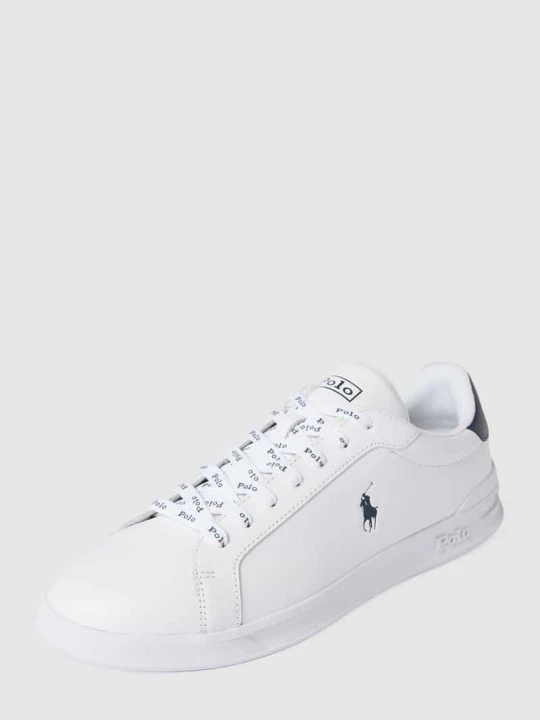 Zdjęcie produktu Sneakersy z nadrukiem z logo model ‘HERITAGE COURT II’ Polo Ralph Lauren Biały