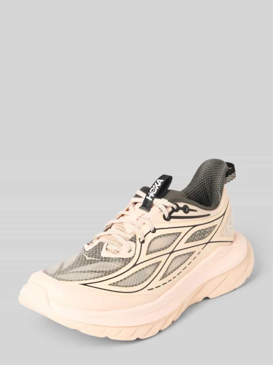 Zdjęcie produktu Sneakersy z nadrukiem z logo model „KAWANA” Hoka Jasnoróżowy