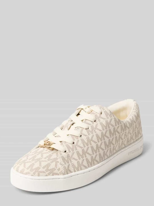 Zdjęcie produktu Sneakersy z Nadruk z logo na całej powierzchni Model 'Keaton' Michael Kors Złamany biały