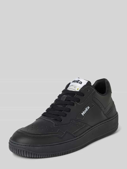 Zdjęcie produktu Sneakersy z naszywką z logo i nadrukiem z logo model ‘Grape’ MoEa Czarny