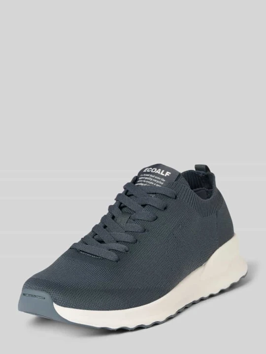 Zdjęcie produktu Sneakersy z naszywką z logo model ‘CONDEKNITALF’ ECOALF Jeansowy niebieski