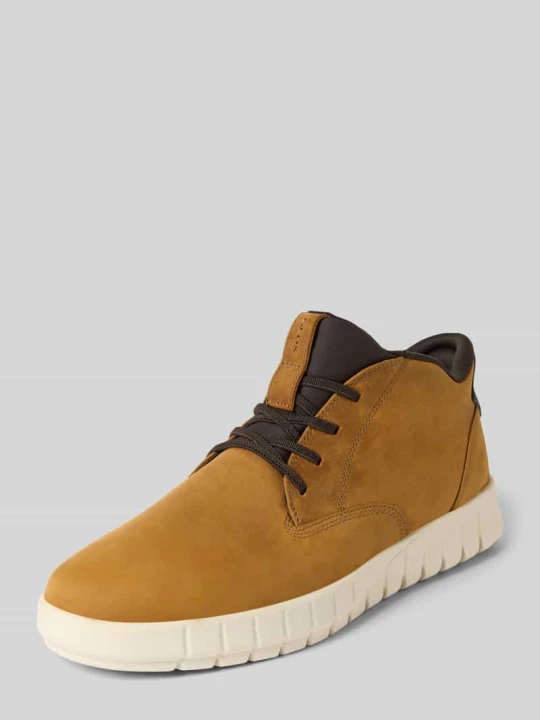 Zdjęcie produktu Sneakersy z naszywką z logo model ‘FLEXTRIDE PLUS’ Geox Jasnobrązowy
