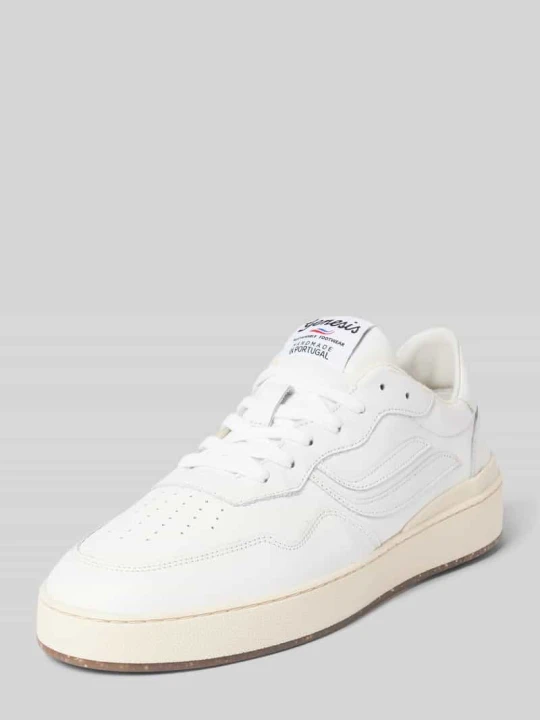 Zdjęcie produktu Sneakersy z naszywką z logo model 'G-Soley Porto Soft Leather' Genesis Biały