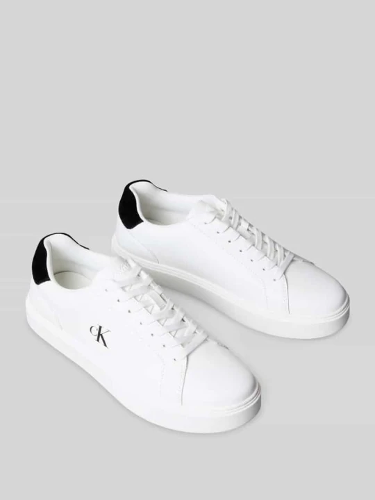 Zdjęcie produktu Sneakersy z naturalnej skóry bydlęcej Calvin Klein Biały